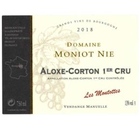 Domaine Moniot-Nie - Aloxe-Corton 1er Cru - Les Moutottes label