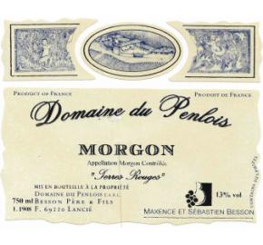 Domaine du Penlois - Morgon - Terres Rouges label