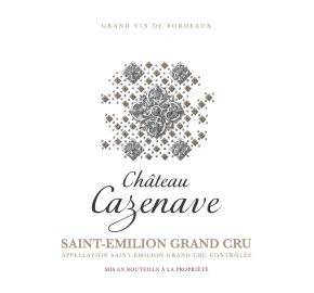 Chateau Cazenave - St. Emilion Grand Cru label