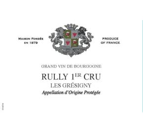 Colin Barollet - Rully 1er Cru Les Gresigny label