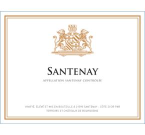 Terroirs et Chateaux de Bourgogne - Santenay Blanc label