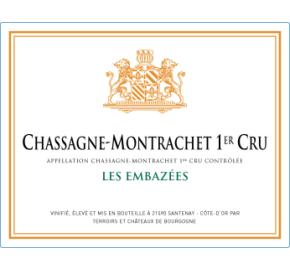 Terroirs et Chateaux de Bourgogne - Chassagne Montrachet 1er Cru Les Embazes label