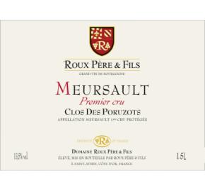 Famille Roux - Meursault 1er Cru - Clos des Poruzots label