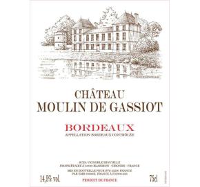 Chateau Moulin de Gassiot label