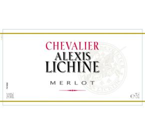 Chevalier Alexis Lichine - Merlot label