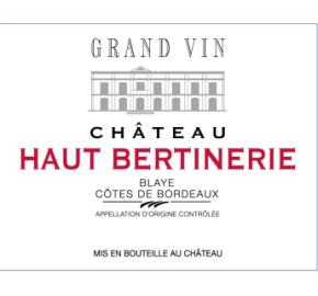 Chateau Haut Bertinerie Blanc label