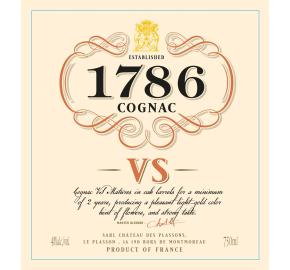 Cognac 1786 - VS label