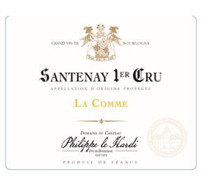 Domaine du Chateau Philippe le Hardi - Santenay 1er Cru La Comme label