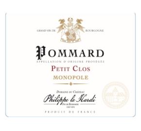 Domaine du Château Philippe le Hardi - Pommard Petit Clos Monopole label