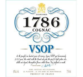 Cognac 1786 - VSOP label