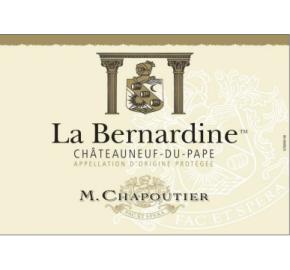 Chapoutier - Chateauneuf-du-Pape La Bernardine Blanc label