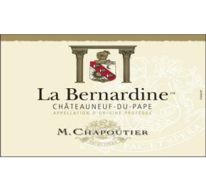 M. Chapoutier - Chateauneuf-du-Pape La Bernardine Rouge label