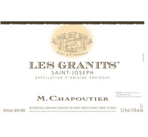 M. Chapoutier - Saint-Joseph Les Granits Blanc label