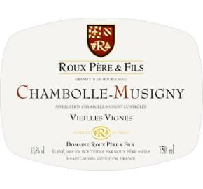 Domaine Roux - Chambolle-Musigny Vieilles Vignes Rouge label