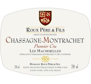 Domaine Roux - Chassagne-Montrachet 1er Cru les Macherelles Blanc label