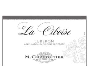 Chapoutier - Luberon Ciboise Blanc label