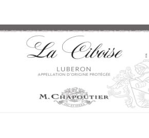 Chapoutier - Luberon Ciboise Rouge label