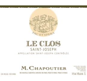 Chapoutier - Saint-Joseph Le Clos Rouge label