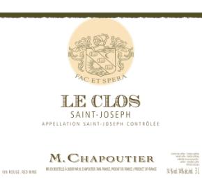 Chapoutier - Saint-Joseph Le Clos Rouge label