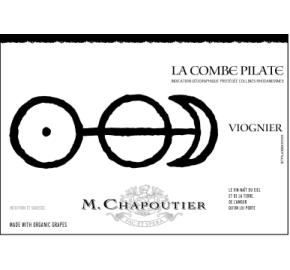 Chapoutier - Viognier Combe Pilate label