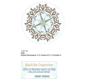 Mathilde Chapoutier - Grand Ferrage Rose label