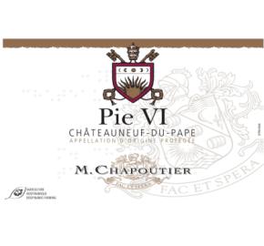 Chapoutier - Pie VI - Chateauneuf du Pape label