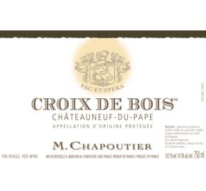 Chapoutier - Chateauneuf-du-Pape Croix de Bois label