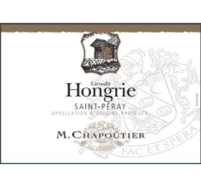 Chapoutier - St Peray Hongrie label