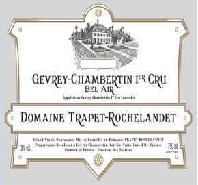 Domaine Trapet Rochelandet - Gevrey Chambertin 1er Cru Les Bel Air label