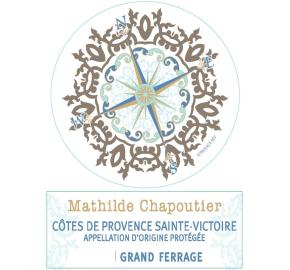 Mathilde Chapoutier - Grand Ferrage - Sainte-Victoire Rose label