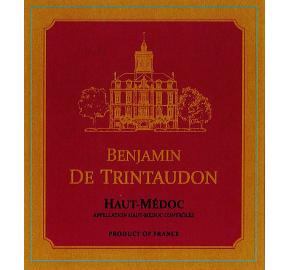 Benjamin de Trintaudon - Haut Medoc label