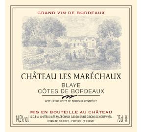 Chateau Les Marechaux label