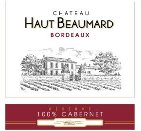 Chateau Haut Beaumard Reserve - Cabernet Sauvignon label