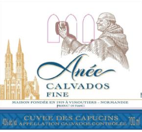 Anee Calvados Fine Cuvee des Capucines label