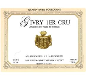 Domaine Tatraux - Givry 1er Cru red label