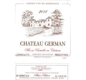 Chateau German label