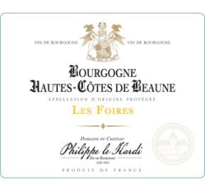 Domaine du Chateau Philippe le Hardi - Bourgogne Hautes Cotes de Beaune - Les Foires label