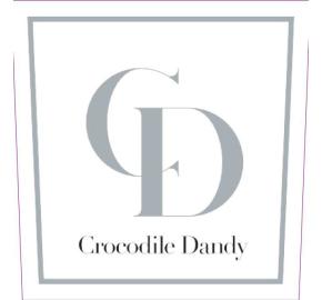 Crocodile Dandy Rose label