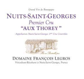 Domaine Francois Legros - Nuits St Georges 1er Aux Thorey label