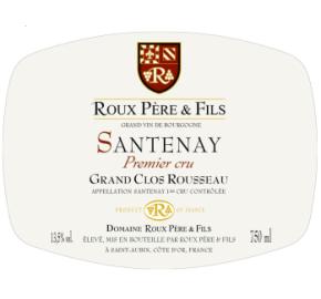 Famille Roux - Santenay 1er Cru Grand Clos Rousseau label