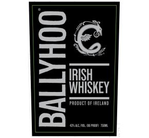 Ballyhoo Irish Whiskey label