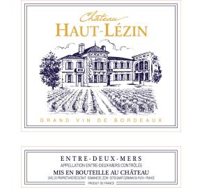 Chateau Haut Lezin label