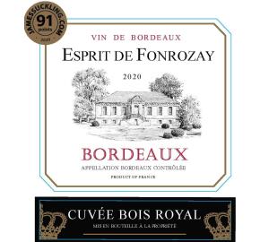 Esprit de Fonrozay - Cuvee Bois Royal label