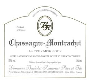 Domaine Bachelet Ramonet - Chassagne-Montrachet 1er Cru Morgeot label