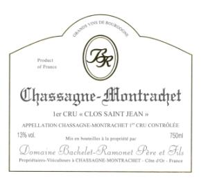 Domaine Bachelet-Ramonet - Chassagne-Montrachet 1er Cru Clos Saint-Jean label