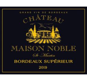 Chateau Maison Noble St. Martin (Black Label) label