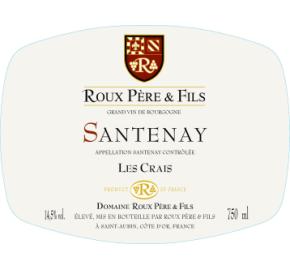Famille Roux - Santenay Rouge - Les Craies label
