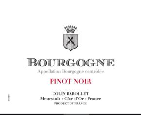 Colin Barollet - Bourgogne Pinot Noir label