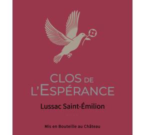 Clos de l'Esperance - Lussac St. Emilion label