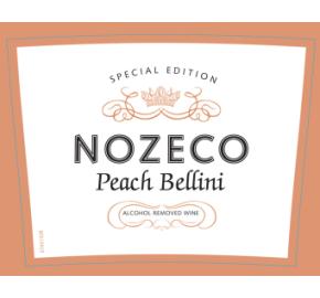 Nozeco Peach Bellini label